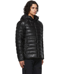 schwarze leichte Daunenjacke von Moncler