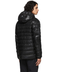 schwarze leichte Daunenjacke von Moncler