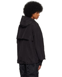 schwarze leichte Daunenjacke von True Tribe