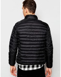 schwarze leichte Jacke von Pull&Bear