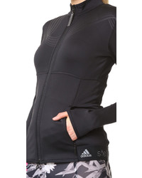 schwarze leichte Jacke von adidas by Stella McCartney