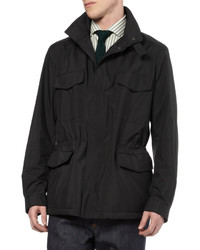 schwarze leichte Jacke von Loro Piana