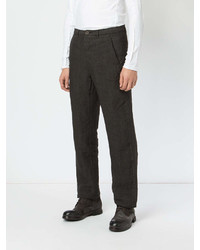 schwarze Leinen Chinohose von Individual Sentiments