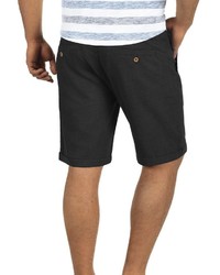 schwarze Leinen Shorts von BLEND