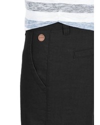 schwarze Leinen Shorts von BLEND