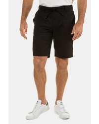 schwarze Leinen Shorts von JP1880