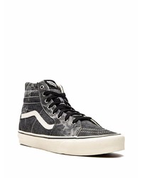 schwarze Mit Batikmuster hohe Sneakers aus Segeltuch von Vans