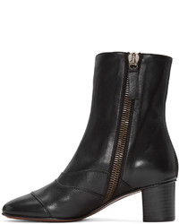 schwarze mittelalte Stiefel von Chloé