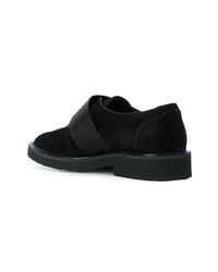 schwarze Monks aus Wildleder von Giuseppe Zanotti Design