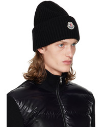 schwarze Mütze von Moncler