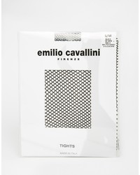 schwarze Netzstrumpfhose von Emilio Cavallini