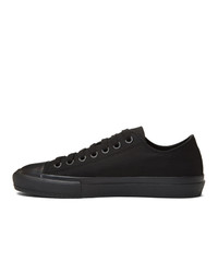 schwarze niedrige Sneakers mit Karomuster von Burberry