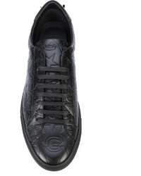 schwarze niedrige Sneakers mit Sternenmuster von Givenchy