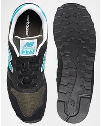 schwarze niedrige Sneakers von New Balance