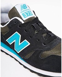 schwarze niedrige Sneakers von New Balance