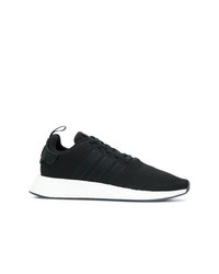 schwarze niedrige Sneakers von adidas