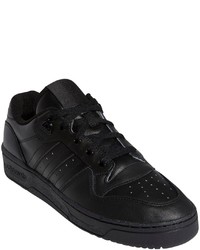 schwarze niedrige Sneakers von adidas Originals