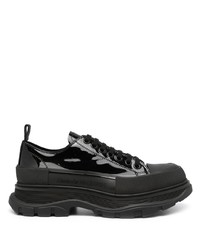 schwarze niedrige Sneakers von Alexander McQueen