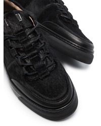 schwarze niedrige Sneakers von Auxiliary