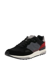 schwarze niedrige Sneakers von Antony Morato