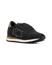 schwarze niedrige Sneakers von atlantic stars