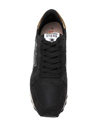 schwarze niedrige Sneakers von atlantic stars