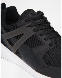 schwarze niedrige Sneakers von Puma