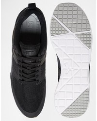 schwarze niedrige Sneakers von Puma