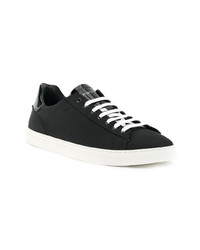 schwarze niedrige Sneakers von DSQUARED2