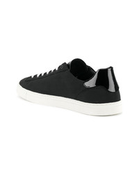 schwarze niedrige Sneakers von DSQUARED2