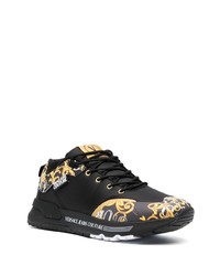 schwarze niedrige Sneakers von VERSACE JEANS COUTURE