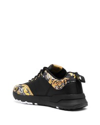 schwarze niedrige Sneakers von VERSACE JEANS COUTURE