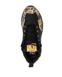 schwarze niedrige Sneakers von VERSACE JEANS COUTURE