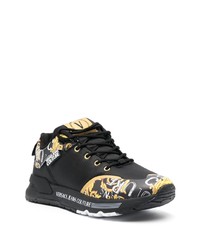 schwarze niedrige Sneakers von VERSACE JEANS COUTURE