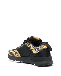 schwarze niedrige Sneakers von VERSACE JEANS COUTURE