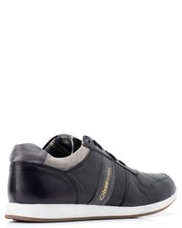 schwarze niedrige Sneakers von Base London