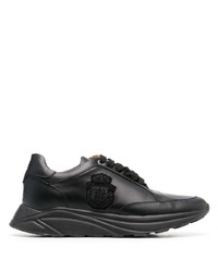 schwarze niedrige Sneakers von Billionaire