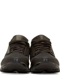 schwarze niedrige Sneakers von Rick Owens