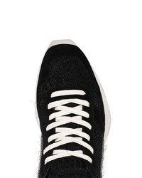 schwarze niedrige Sneakers von Rick Owens