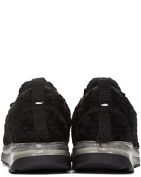 schwarze niedrige Sneakers von Maison Margiela