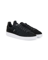 schwarze niedrige Sneakers von Adidas By White Mountaineering