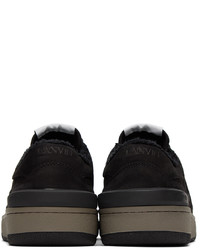 schwarze niedrige Sneakers von Lanvin