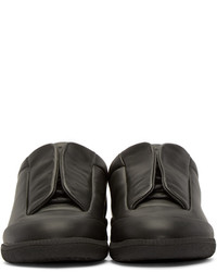 schwarze niedrige Sneakers von Maison Margiela