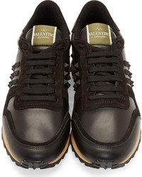 schwarze niedrige Sneakers von Valentino