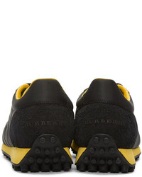 schwarze niedrige Sneakers von Burberry