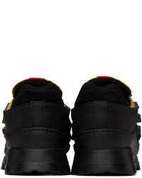 schwarze niedrige Sneakers von 424