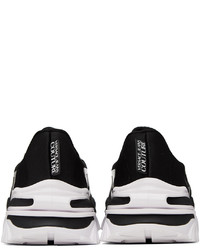 schwarze niedrige Sneakers von VERSACE JEANS COUTURE