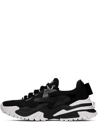 schwarze niedrige Sneakers von VERSACE JEANS COUTURE