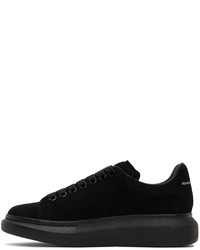 schwarze niedrige Sneakers von Alexander McQueen