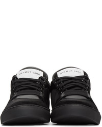 schwarze niedrige Sneakers von Helmut Lang